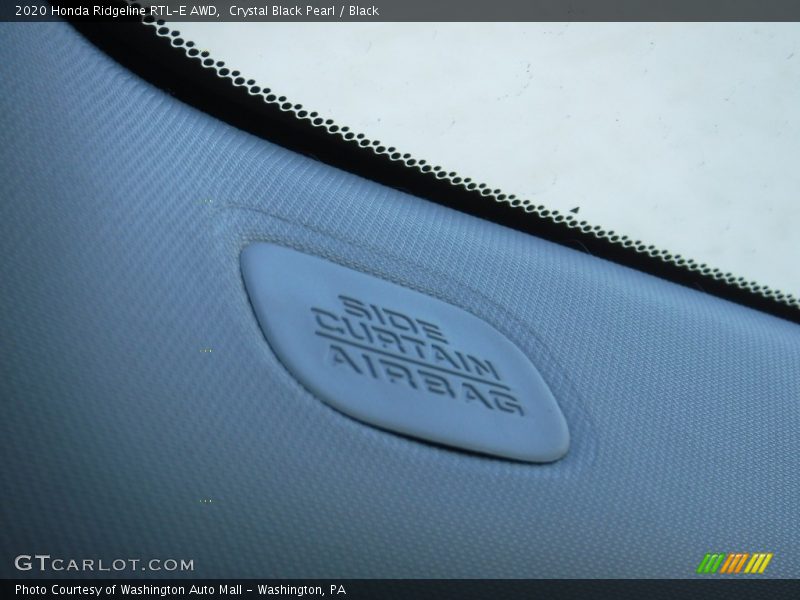 Crystal Black Pearl / Black 2020 Honda Ridgeline RTL-E AWD