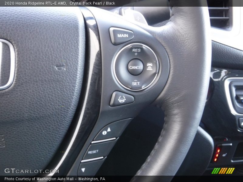 Crystal Black Pearl / Black 2020 Honda Ridgeline RTL-E AWD