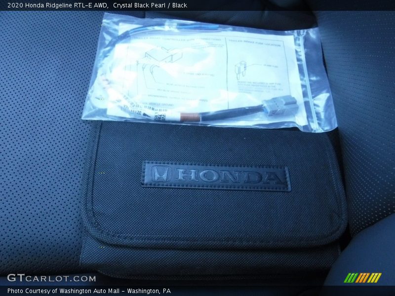 Crystal Black Pearl / Black 2020 Honda Ridgeline RTL-E AWD