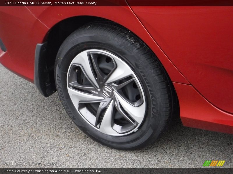 Molten Lava Pearl / Ivory 2020 Honda Civic LX Sedan