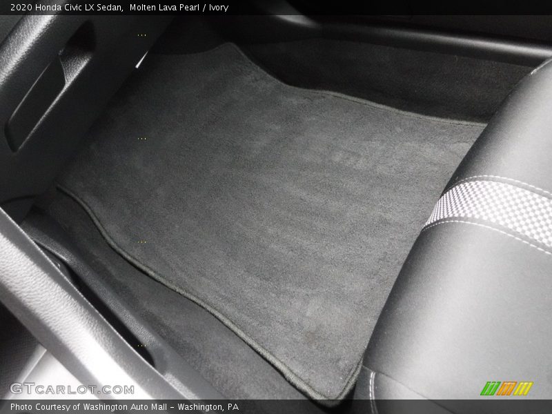 Molten Lava Pearl / Ivory 2020 Honda Civic LX Sedan