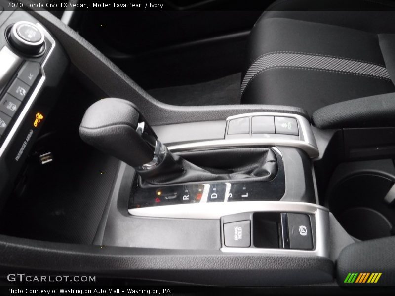 Molten Lava Pearl / Ivory 2020 Honda Civic LX Sedan