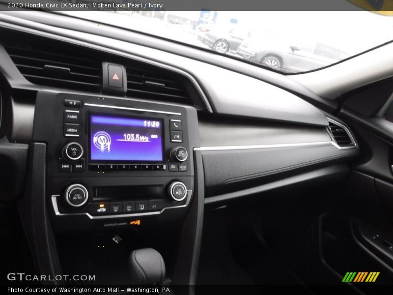 Molten Lava Pearl / Ivory 2020 Honda Civic LX Sedan