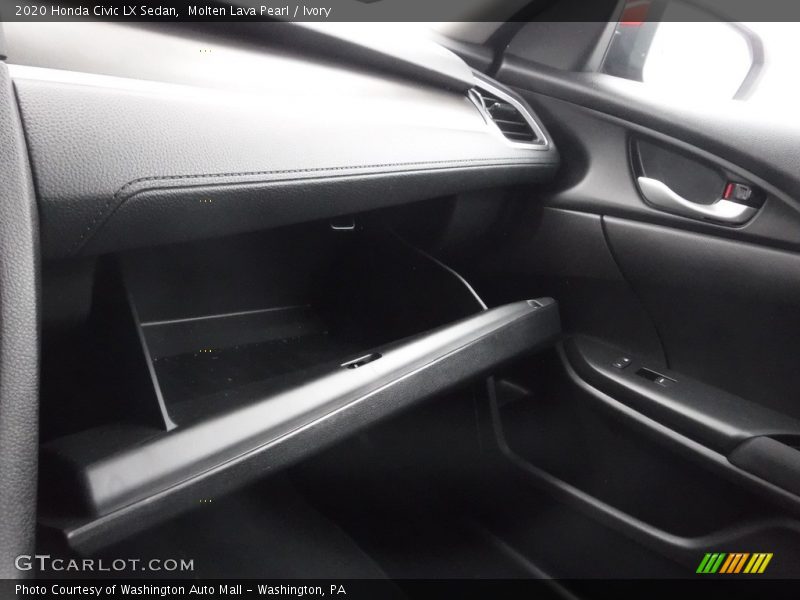 Molten Lava Pearl / Ivory 2020 Honda Civic LX Sedan