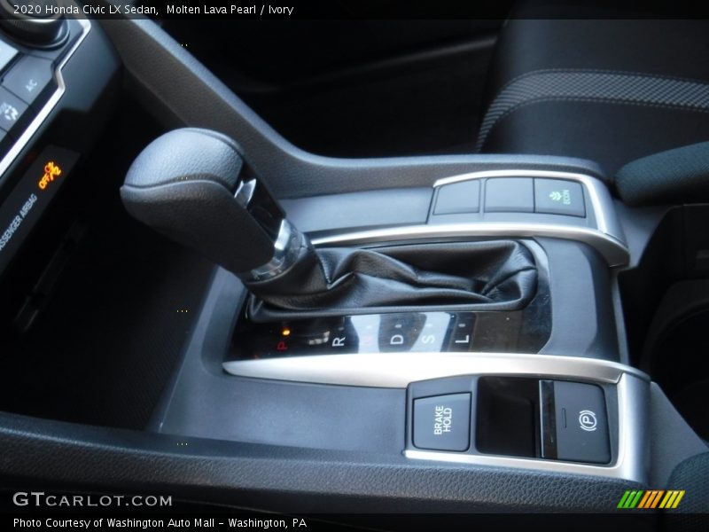 Molten Lava Pearl / Ivory 2020 Honda Civic LX Sedan