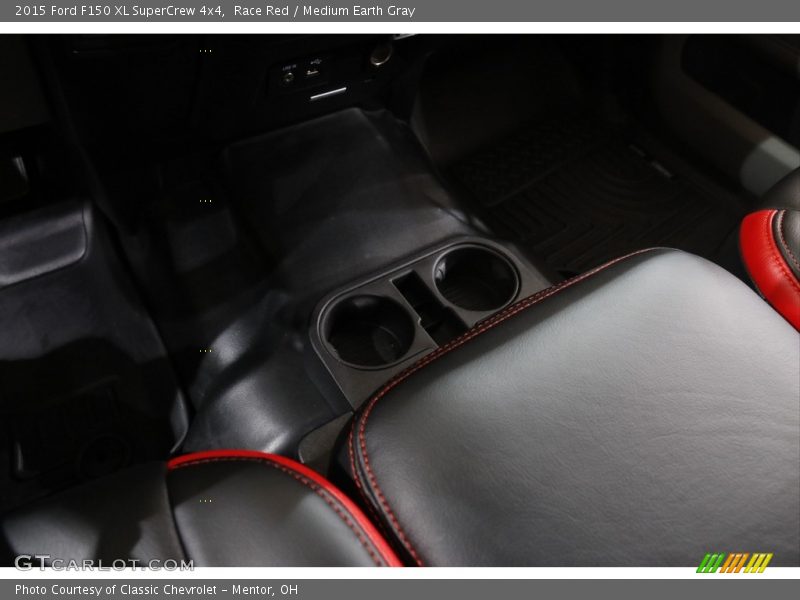 Race Red / Medium Earth Gray 2015 Ford F150 XL SuperCrew 4x4