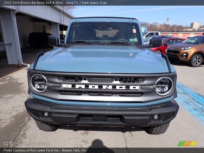Area 51 / Dark Space Gray 2022 Ford Bronco Big Bend 4x4 4-Door