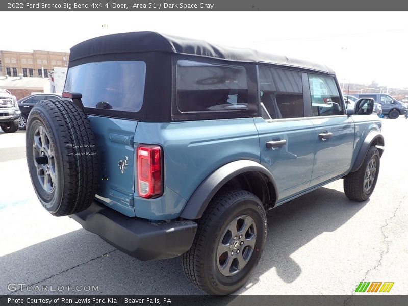Area 51 / Dark Space Gray 2022 Ford Bronco Big Bend 4x4 4-Door