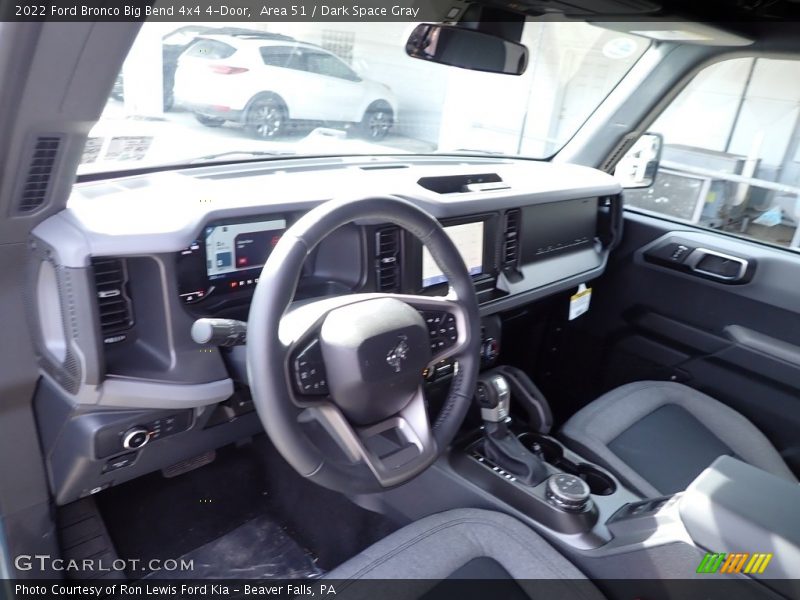 Front Seat of 2022 Bronco Big Bend 4x4 4-Door