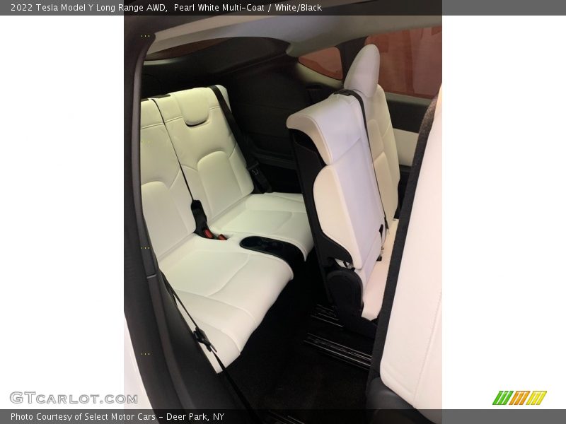 Pearl White Multi-Coat / White/Black 2022 Tesla Model Y Long Range AWD