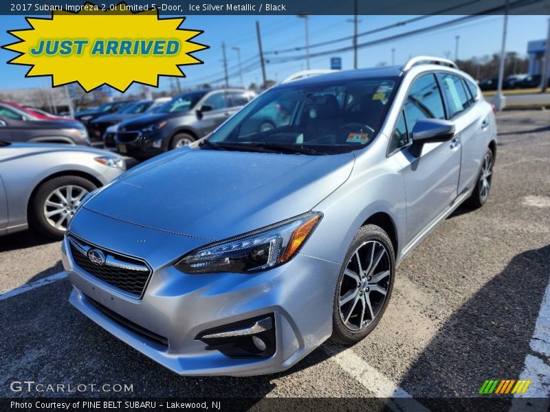 Ice Silver Metallic / Black 2017 Subaru Impreza 2.0i Limited 5-Door