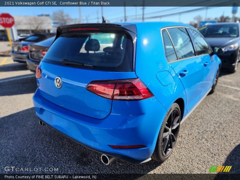 Cornflower Blue / Titan Black 2021 Volkswagen Golf GTI SE