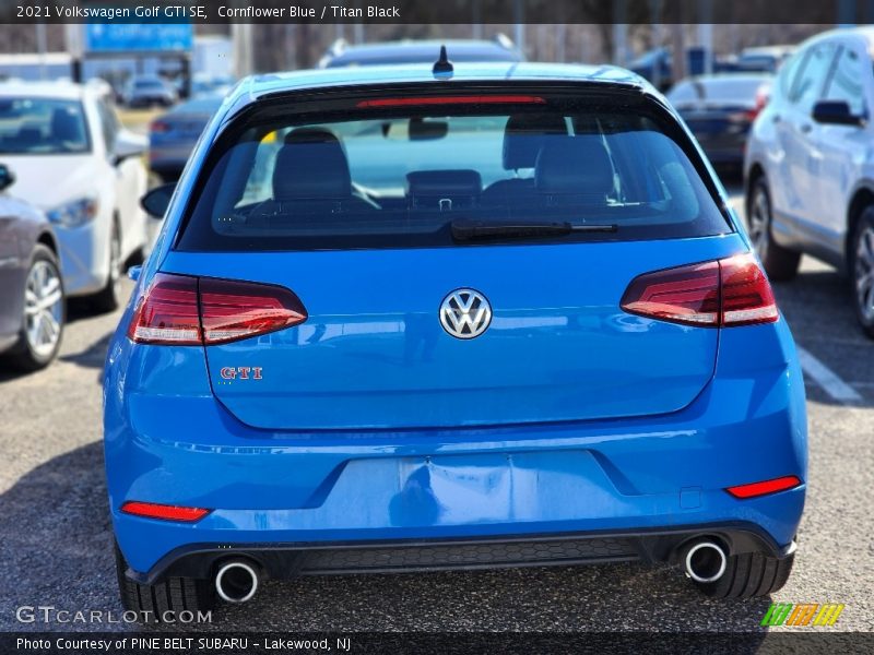 Cornflower Blue / Titan Black 2021 Volkswagen Golf GTI SE