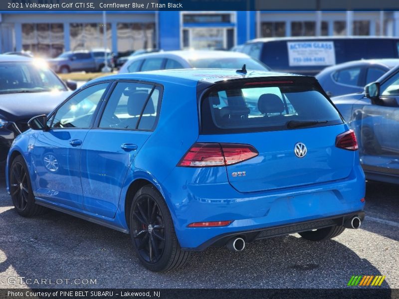 Cornflower Blue / Titan Black 2021 Volkswagen Golf GTI SE