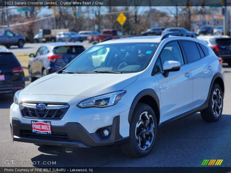 Crystal White Pearl / Gray 2023 Subaru Crosstrek Limited