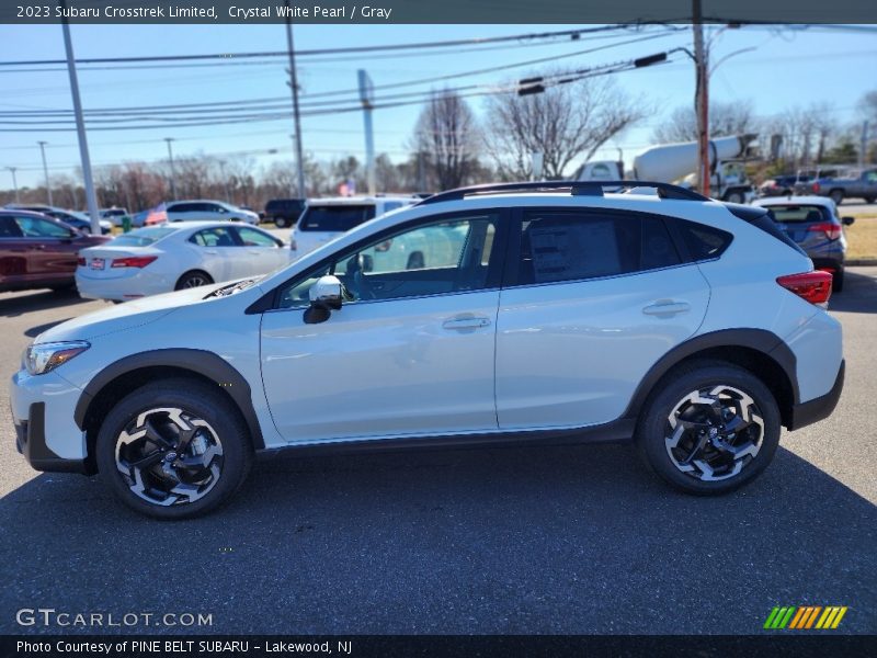 Crystal White Pearl / Gray 2023 Subaru Crosstrek Limited