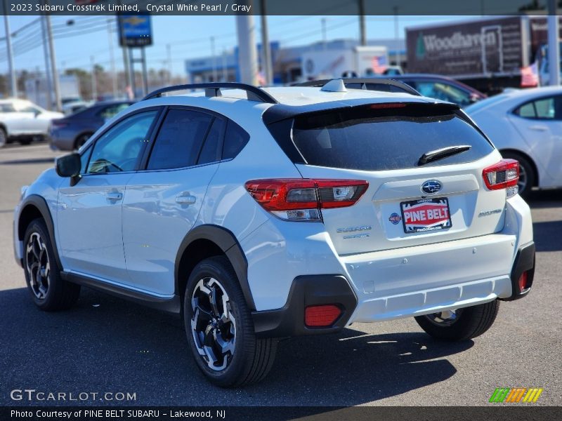 Crystal White Pearl / Gray 2023 Subaru Crosstrek Limited