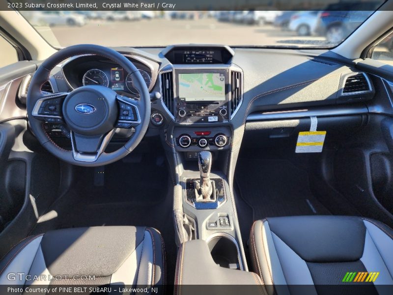 Crystal White Pearl / Gray 2023 Subaru Crosstrek Limited