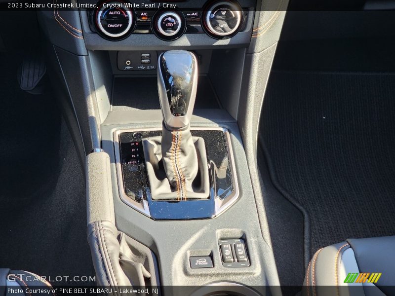 Crystal White Pearl / Gray 2023 Subaru Crosstrek Limited