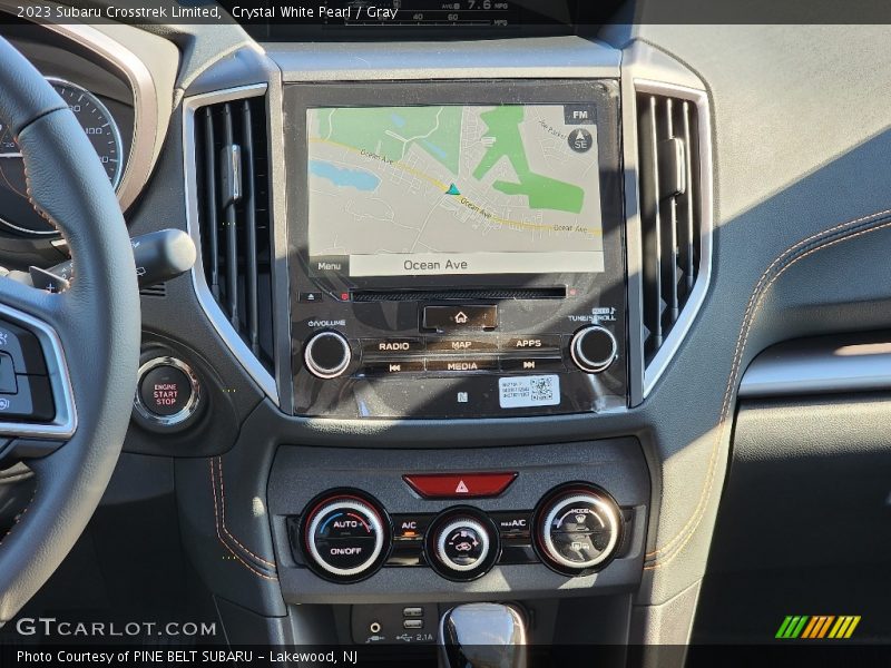Crystal White Pearl / Gray 2023 Subaru Crosstrek Limited