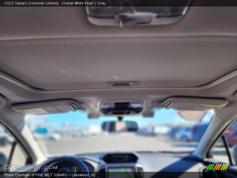 Crystal White Pearl / Gray 2023 Subaru Crosstrek Limited