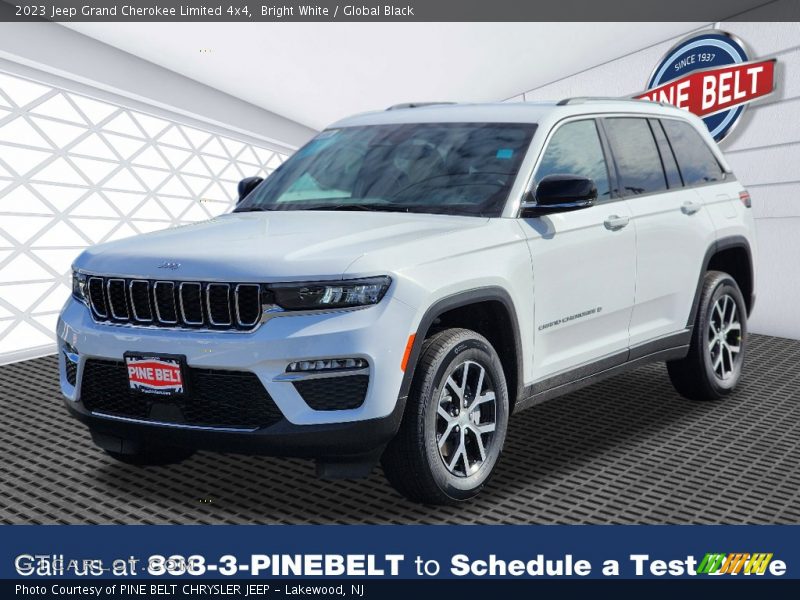 Bright White / Global Black 2023 Jeep Grand Cherokee Limited 4x4