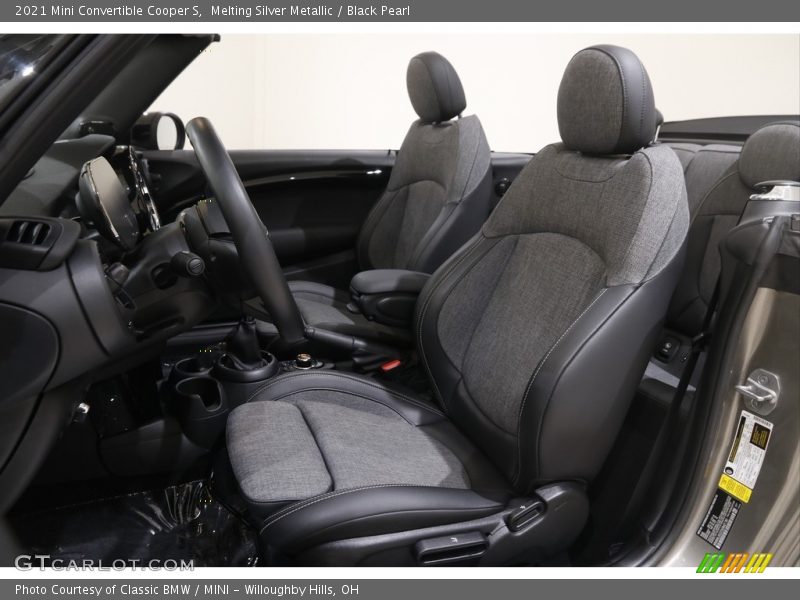 Front Seat of 2021 Convertible Cooper S