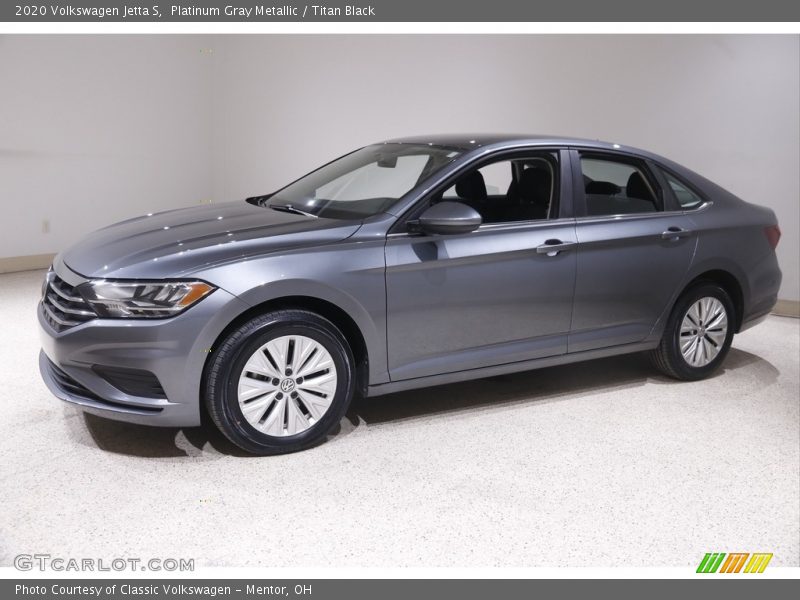 Platinum Gray Metallic / Titan Black 2020 Volkswagen Jetta S