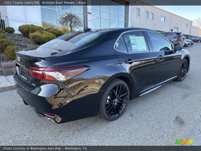 Midnight Black Metallic / Black 2023 Toyota Camry XSE
