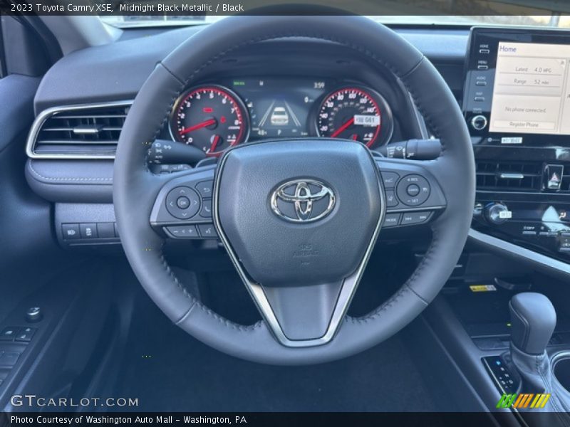Midnight Black Metallic / Black 2023 Toyota Camry XSE