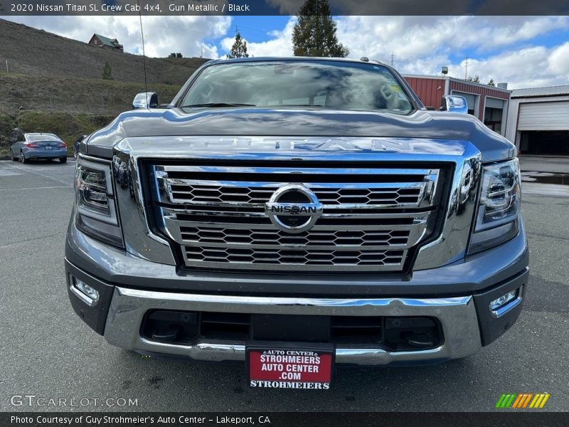 Gun Metallic / Black 2020 Nissan Titan SL Crew Cab 4x4