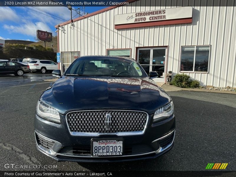 Rhapsody Blue Metallic / Cappuccino 2020 Lincoln MKZ Hybrid Reserve