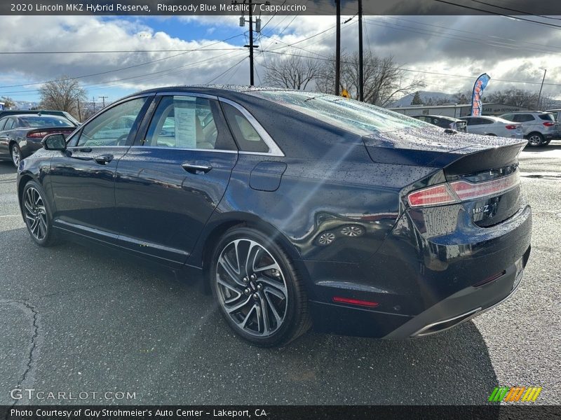 Rhapsody Blue Metallic / Cappuccino 2020 Lincoln MKZ Hybrid Reserve