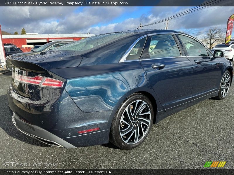 Rhapsody Blue Metallic / Cappuccino 2020 Lincoln MKZ Hybrid Reserve