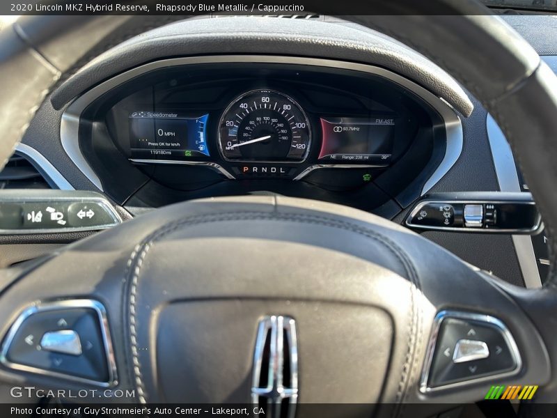 Rhapsody Blue Metallic / Cappuccino 2020 Lincoln MKZ Hybrid Reserve