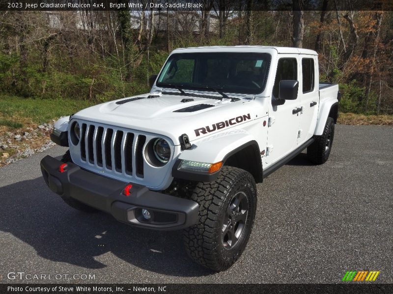 Bright White / Dark Saddle/Black 2023 Jeep Gladiator Rubicon 4x4