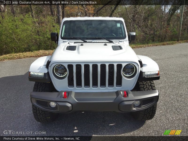 Bright White / Dark Saddle/Black 2023 Jeep Gladiator Rubicon 4x4