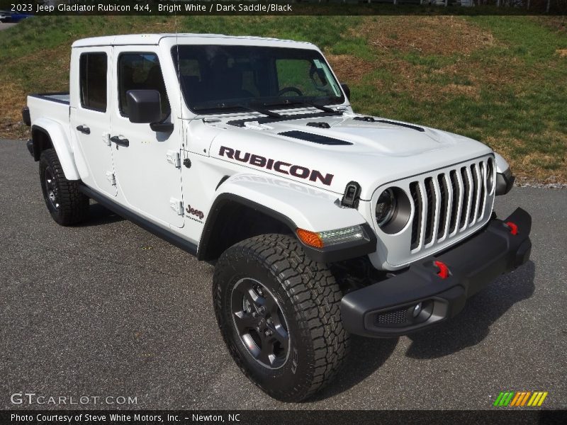 Bright White / Dark Saddle/Black 2023 Jeep Gladiator Rubicon 4x4