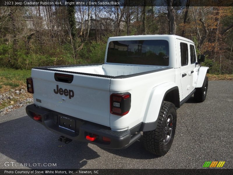 Bright White / Dark Saddle/Black 2023 Jeep Gladiator Rubicon 4x4