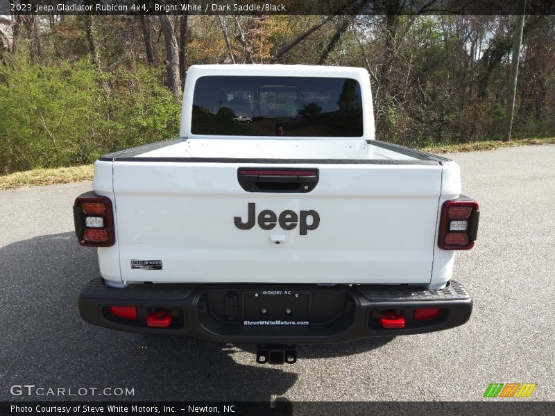 Bright White / Dark Saddle/Black 2023 Jeep Gladiator Rubicon 4x4
