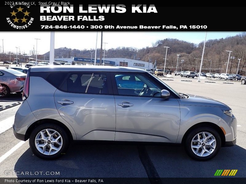 Steel Gray / Black 2023 Kia Soul LX