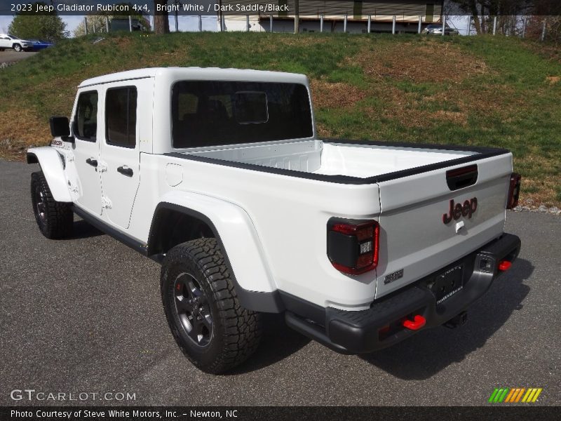 Bright White / Dark Saddle/Black 2023 Jeep Gladiator Rubicon 4x4