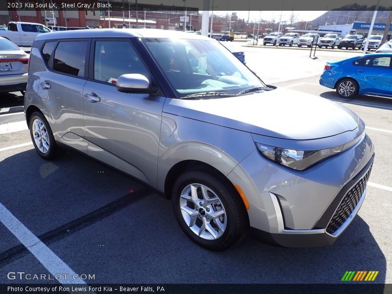 Steel Gray / Black 2023 Kia Soul LX