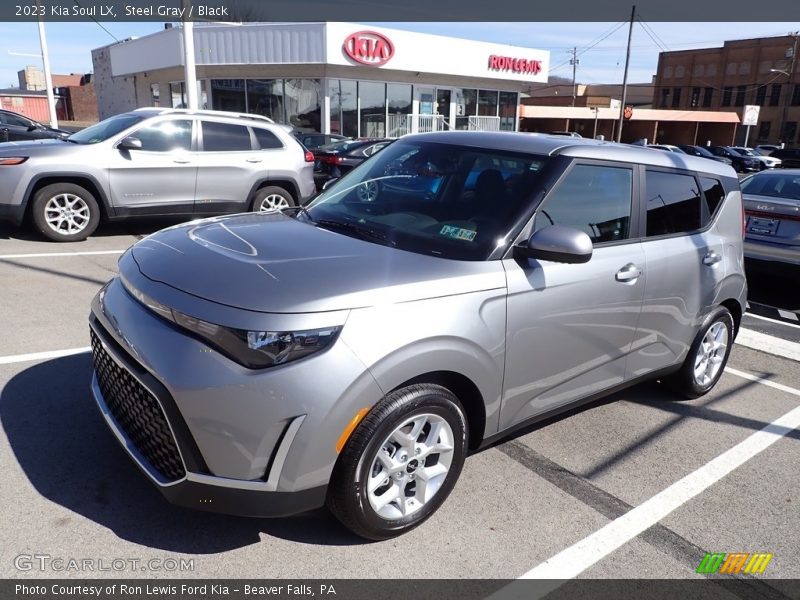 Steel Gray / Black 2023 Kia Soul LX