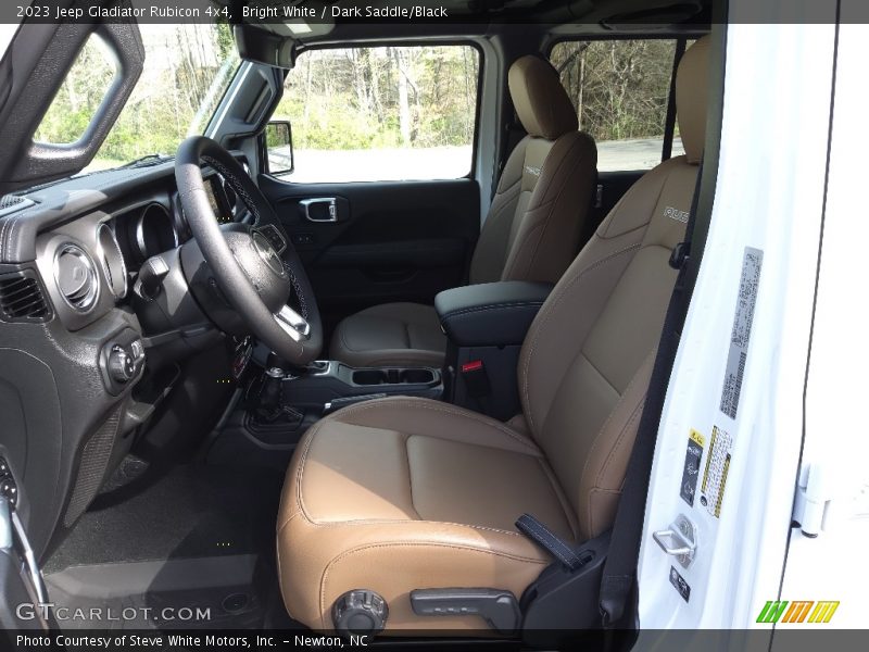 Bright White / Dark Saddle/Black 2023 Jeep Gladiator Rubicon 4x4