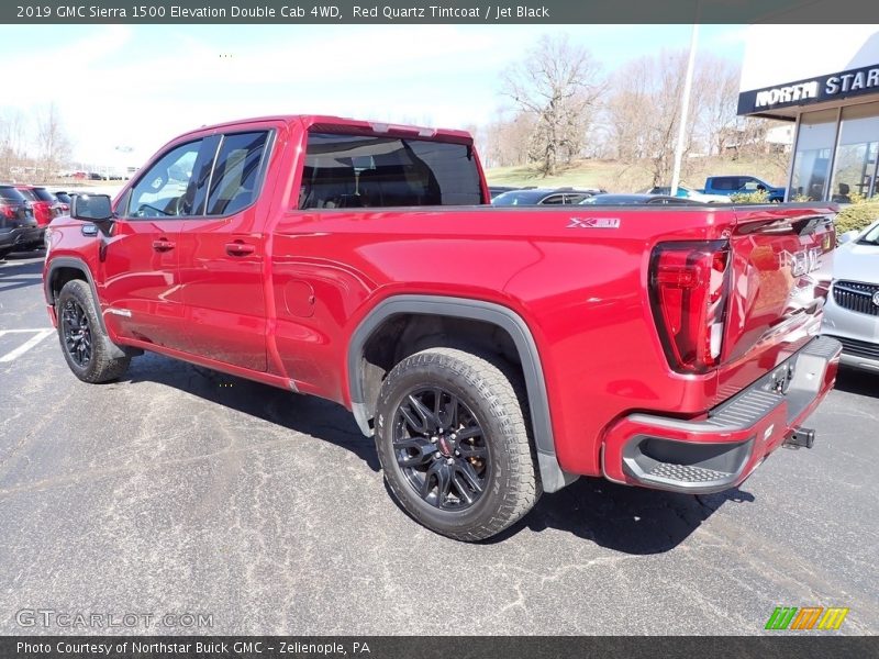 Red Quartz Tintcoat / Jet Black 2019 GMC Sierra 1500 Elevation Double Cab 4WD