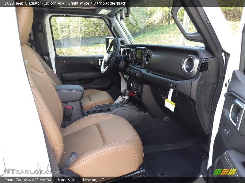 Bright White / Dark Saddle/Black 2023 Jeep Gladiator Rubicon 4x4