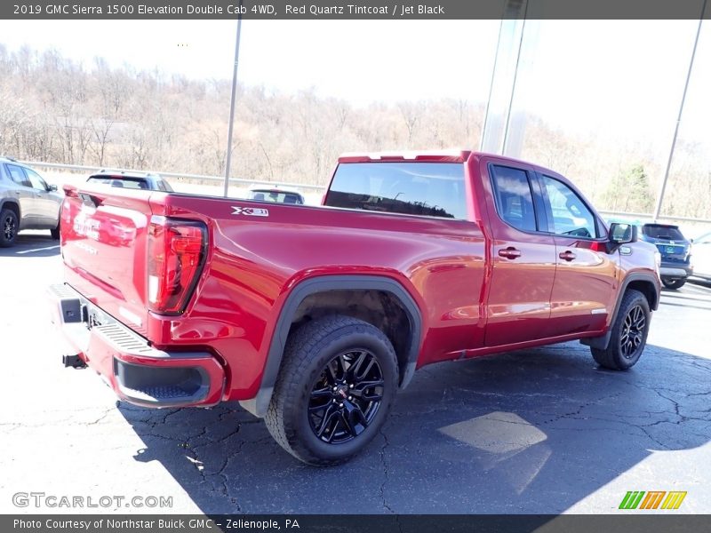 Red Quartz Tintcoat / Jet Black 2019 GMC Sierra 1500 Elevation Double Cab 4WD