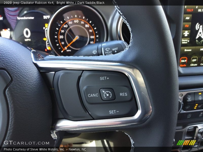 Bright White / Dark Saddle/Black 2023 Jeep Gladiator Rubicon 4x4