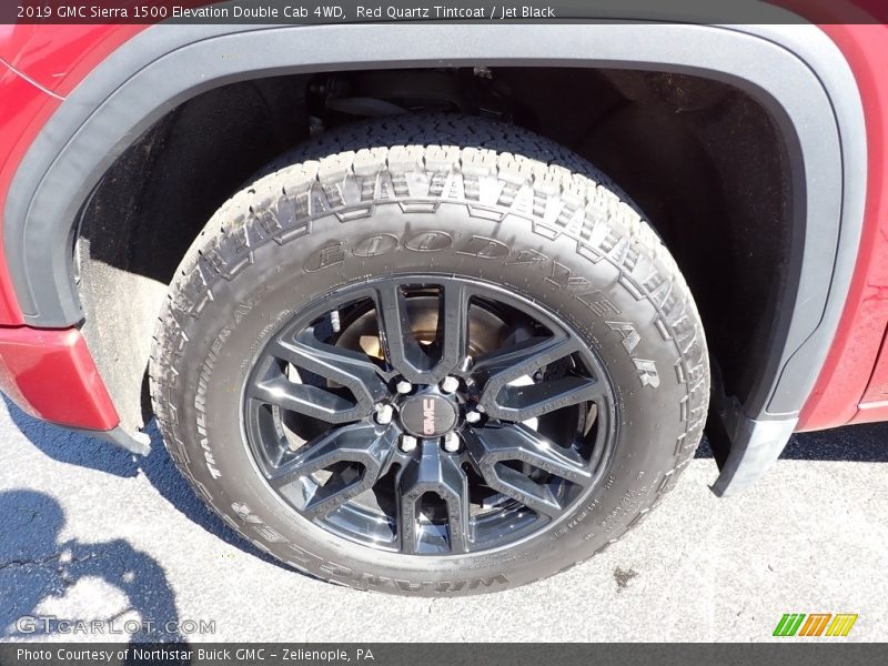 Red Quartz Tintcoat / Jet Black 2019 GMC Sierra 1500 Elevation Double Cab 4WD